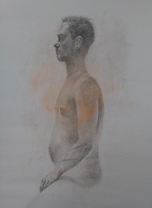 Standing Nude Life model 2